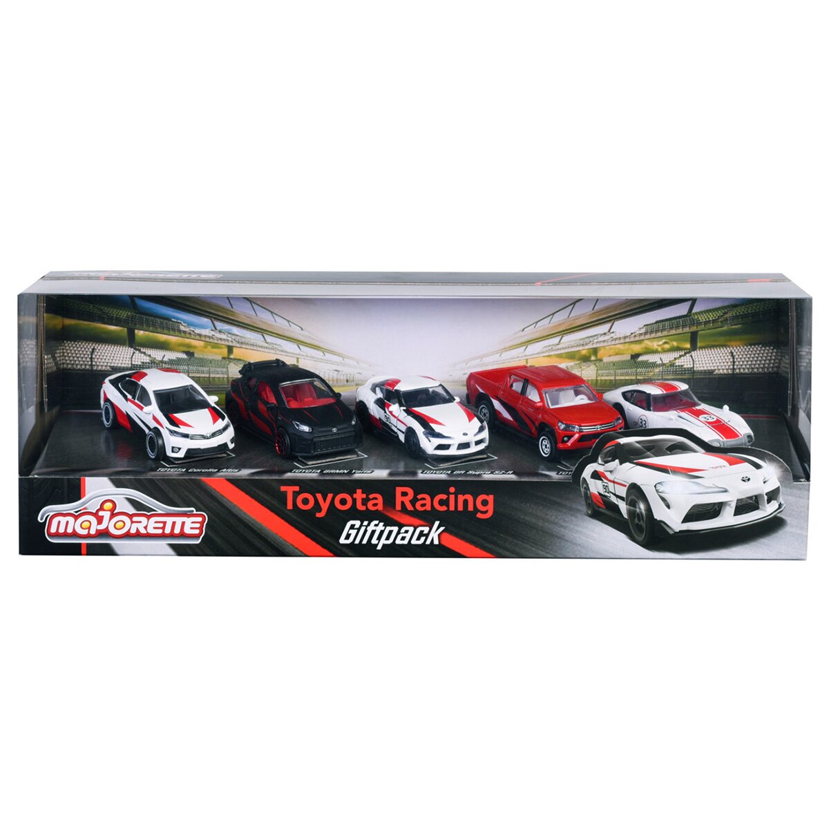 Majorette Set 5 masinute metalice Toyota Racing