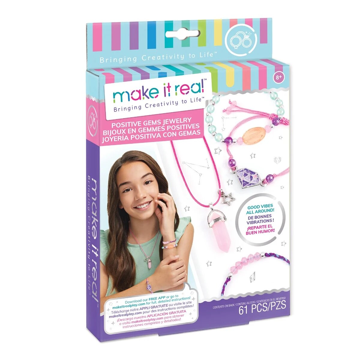 Make It Real Set de bijuterii cu cristale