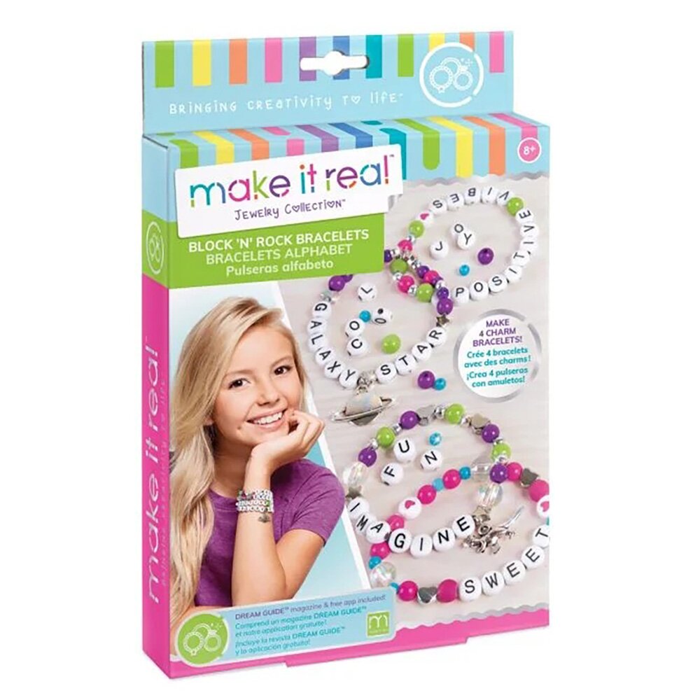 Make It Real Set de bratari cu litere
