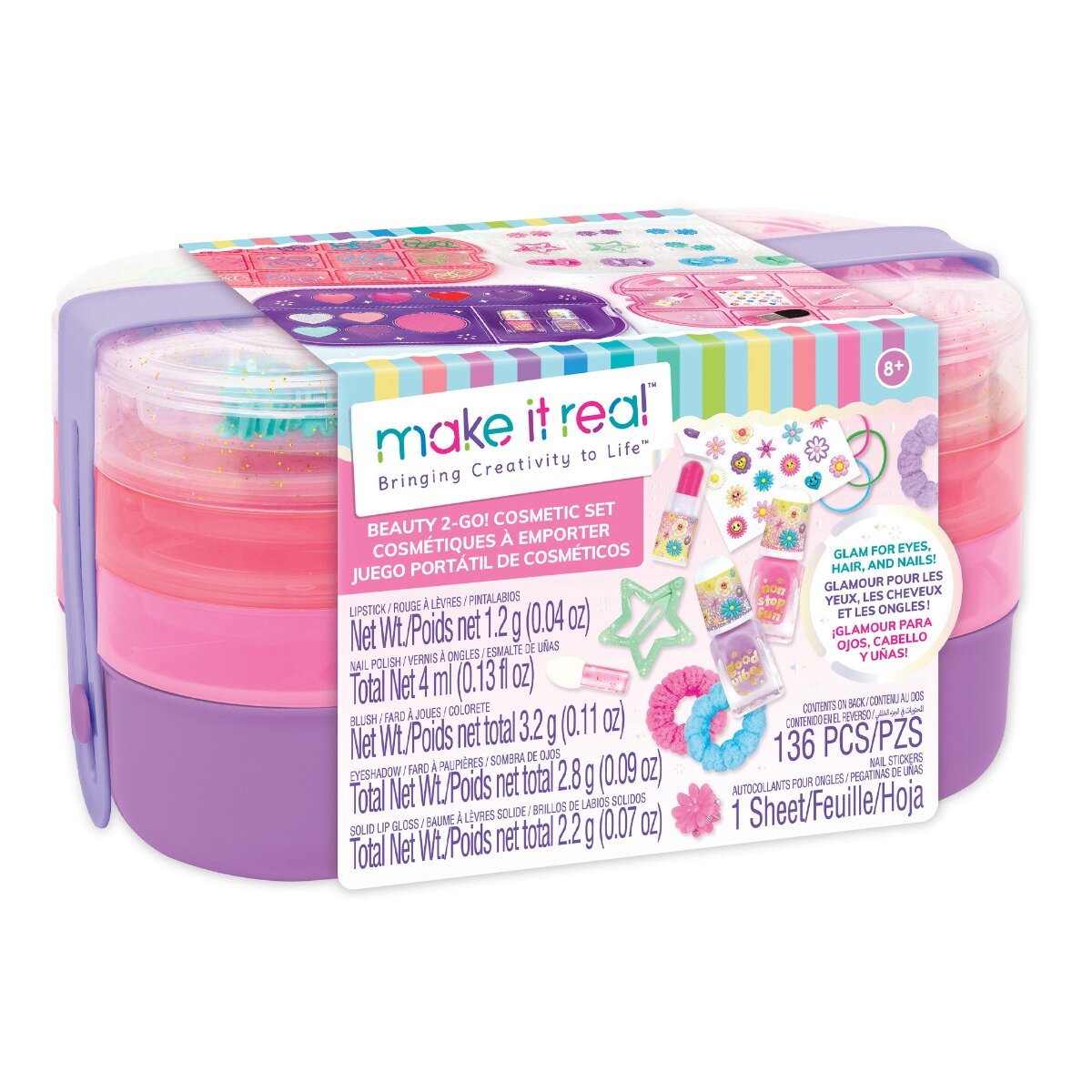 Make It Real Set de cosmetice Beauty 2-Go 136 piese