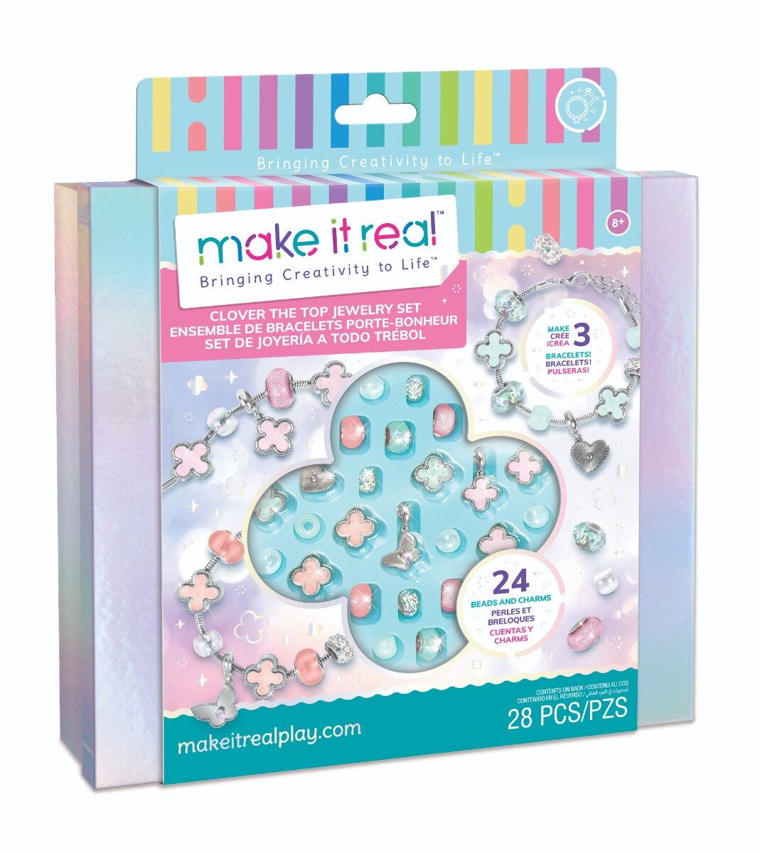 Make It Real Set de creat bijuterii Clover The Top 28 piese