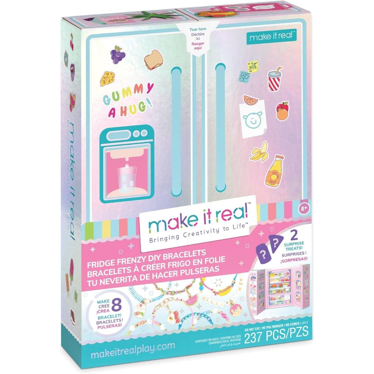 Make It Real Set de creat bratari Fridge Frenzy 237 piese