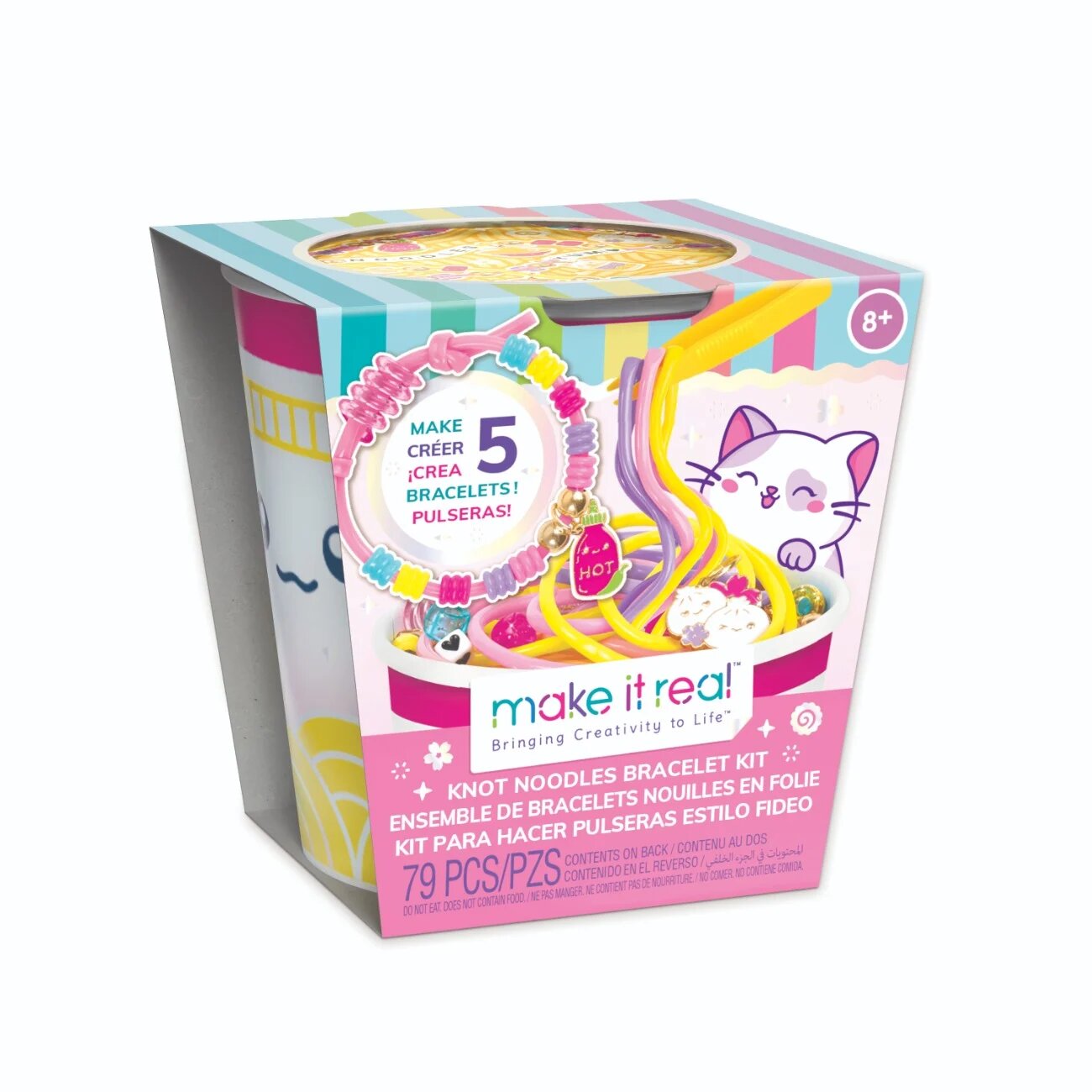 Make It Real Set de creat bratari Knot Noodles