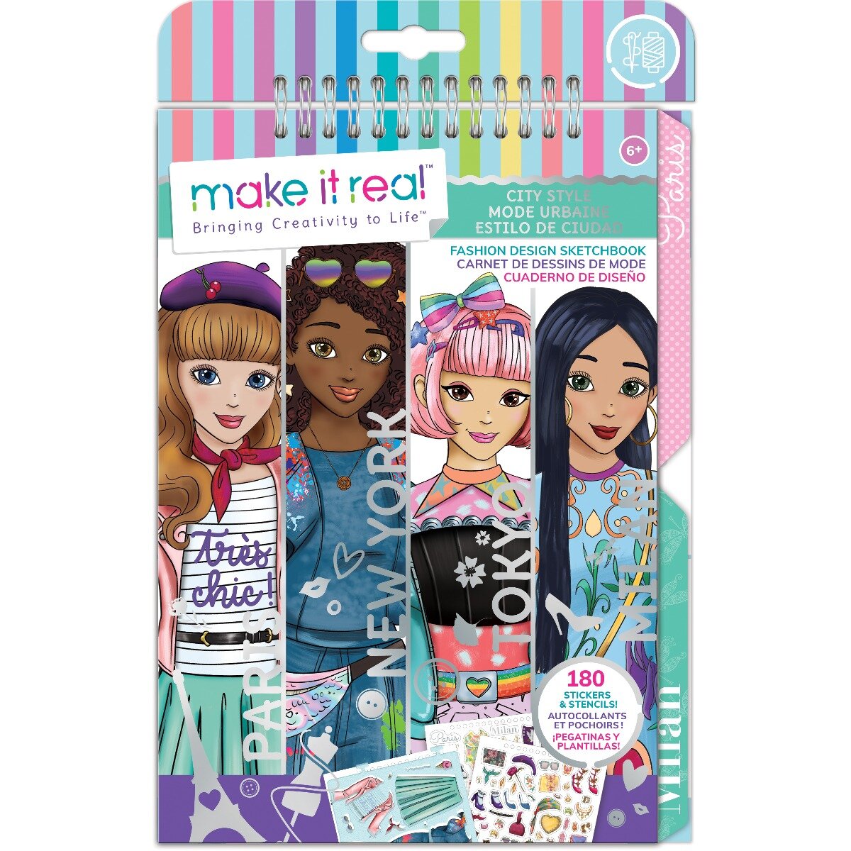 Make It Real Set de creatie Caietul designerului City Style