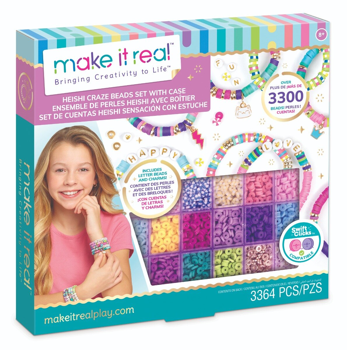 Make It Real Set margele in cutie Heishi Craze 3364 piese