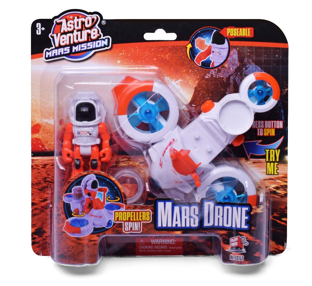 Mars Mission Set figurina cu drona de explorare Mars Drone