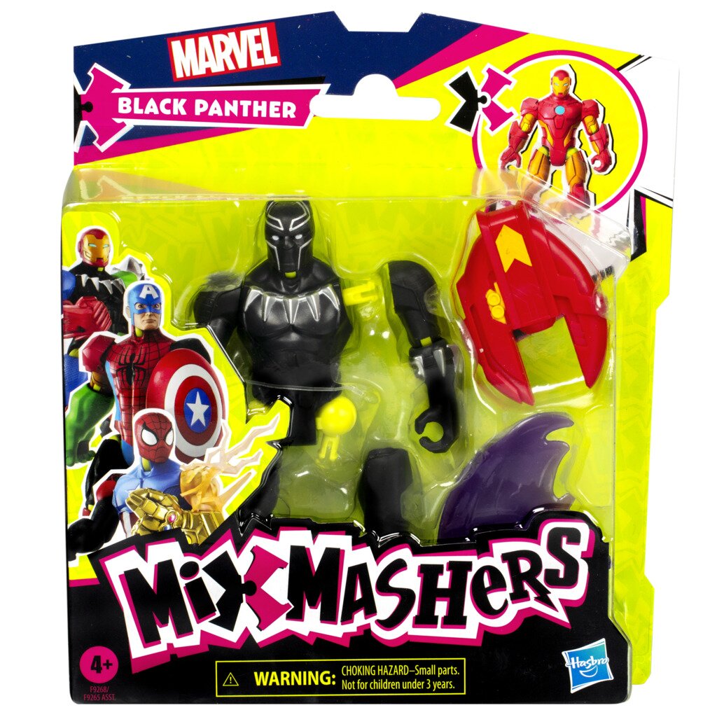 Marvel Figurina articulata Avengers Mixmashers Black Panther F9268