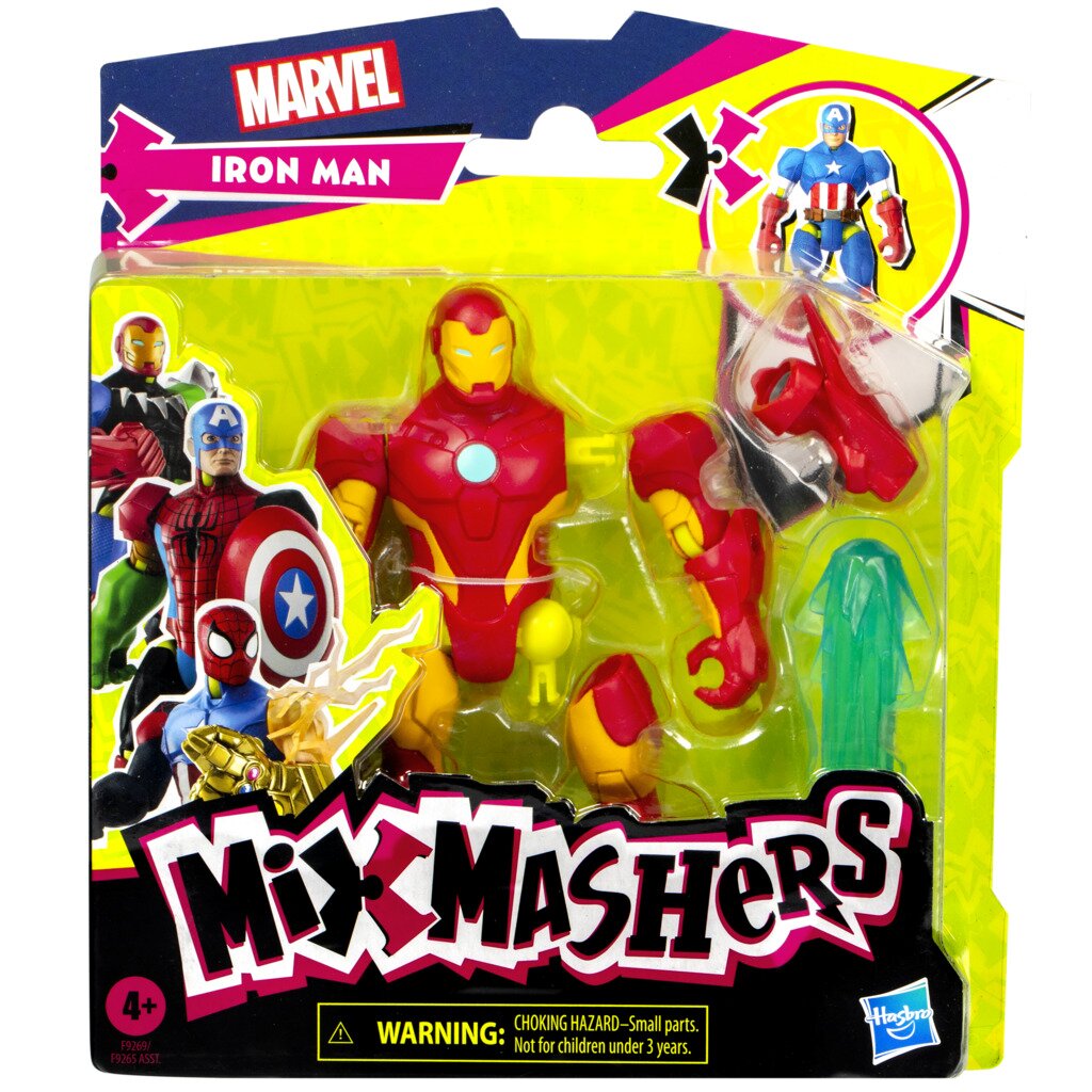Marvel Figurina articulata Avengers Mixmashers Iron Man F9269