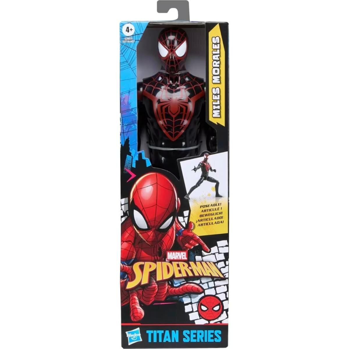 Marvel Figurina articulata Spider-Man Titan Series Miles Morales G2857