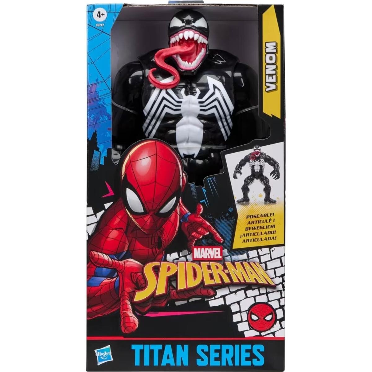 Marvel Figurina articulata Spider-Man Titan Series Venom G2717