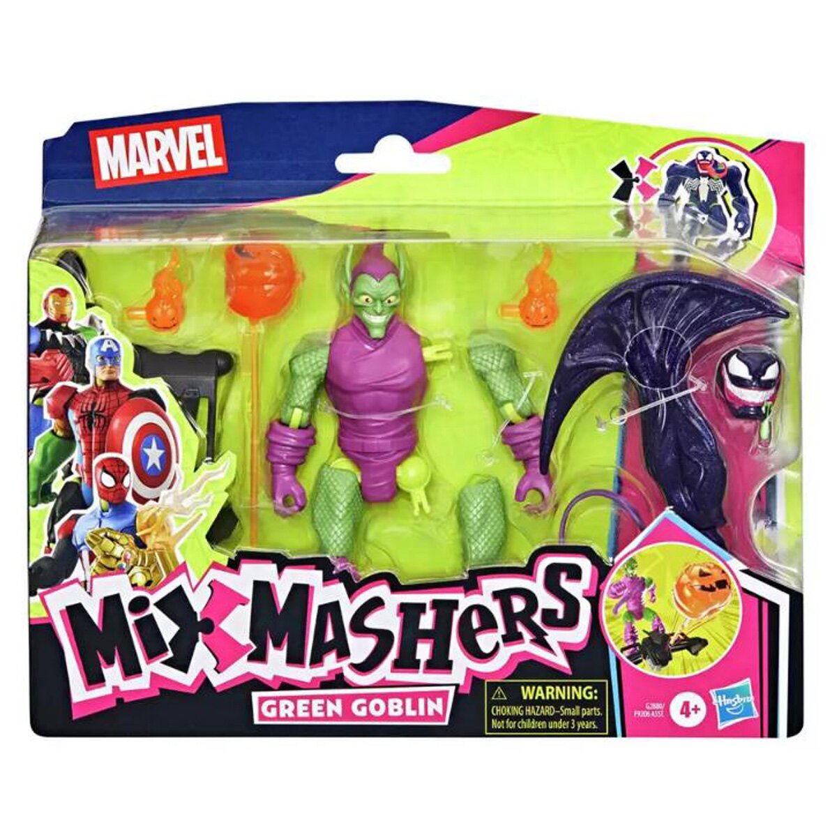 Marvel Figurina cu accesorii Spiderman Mixmashers Green Goblin G2880
