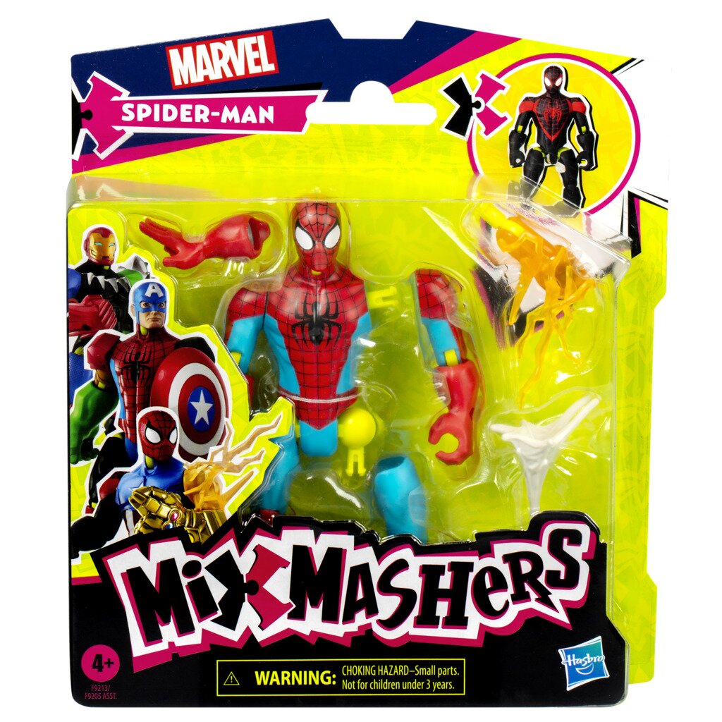 Marvel Figurina cu accesorii Spiderman Mixmashers Spider-Man F9213