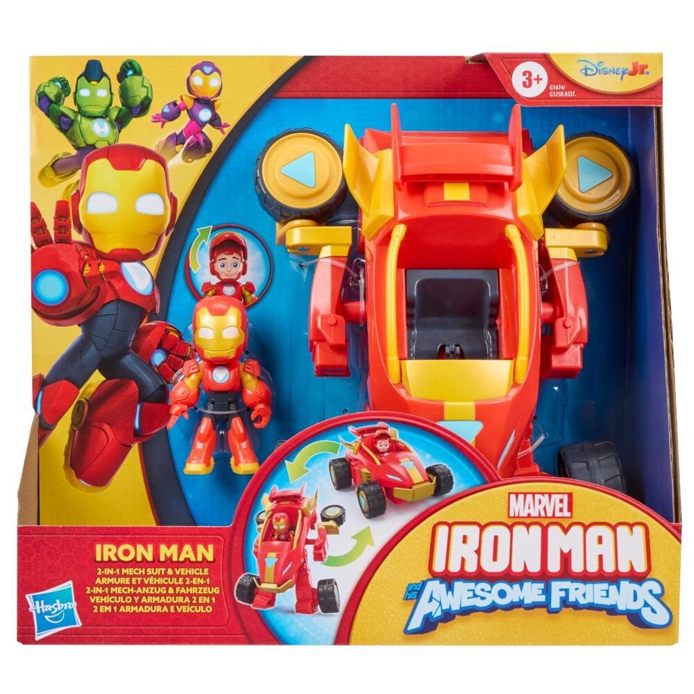 Marvel Set de joaca 2 In 1 Iron Man and his Awesome Friends Iron Man G1474
