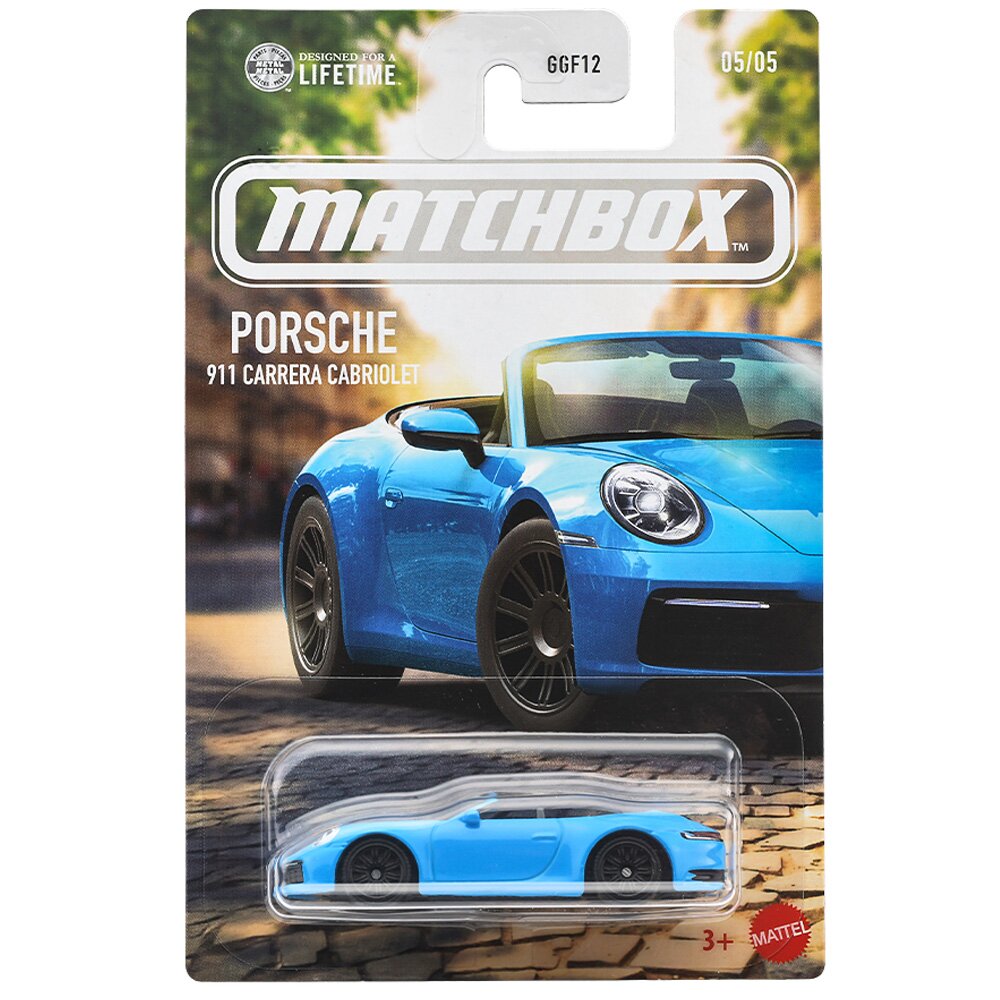 Matchbox Masina metalica Porsche 911 Carrera Cabriolet JJR59