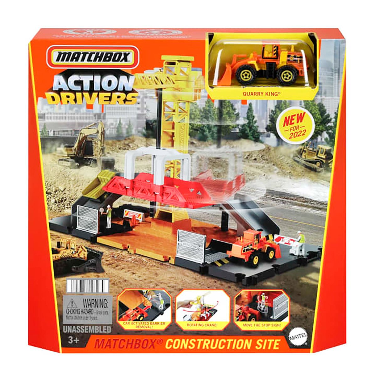 Matchbox Set de joaca cu excavator Santierul HDL33
