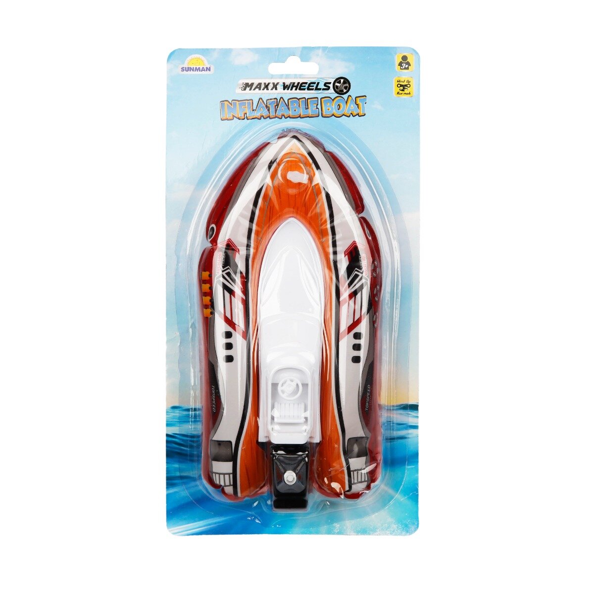 Maxx Wheels Barca gonflabila 26 cm Rosu