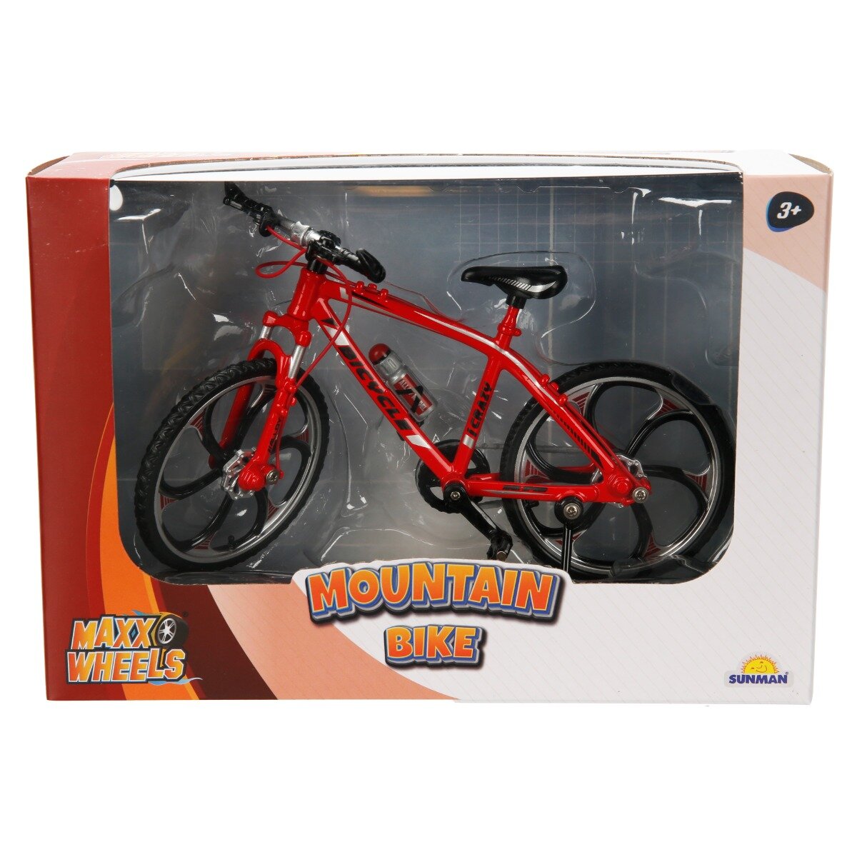 Maxx Wheels Bicicleta din metal Mountain Bike 1:10