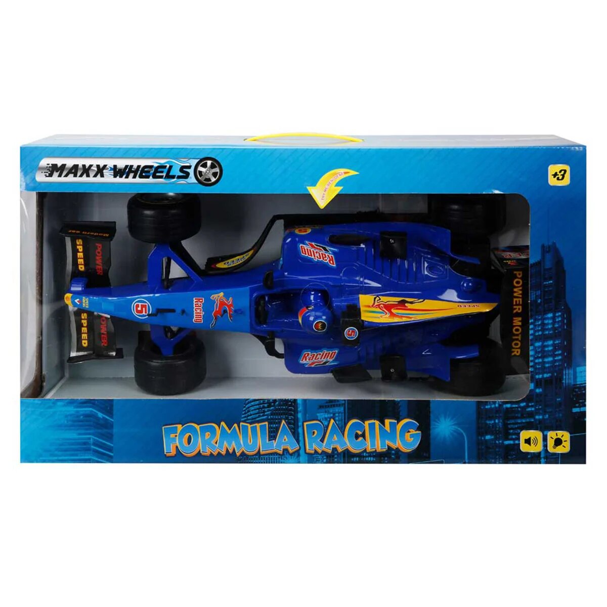 Maxx Wheels Masina de curse Formula Racing 1:9