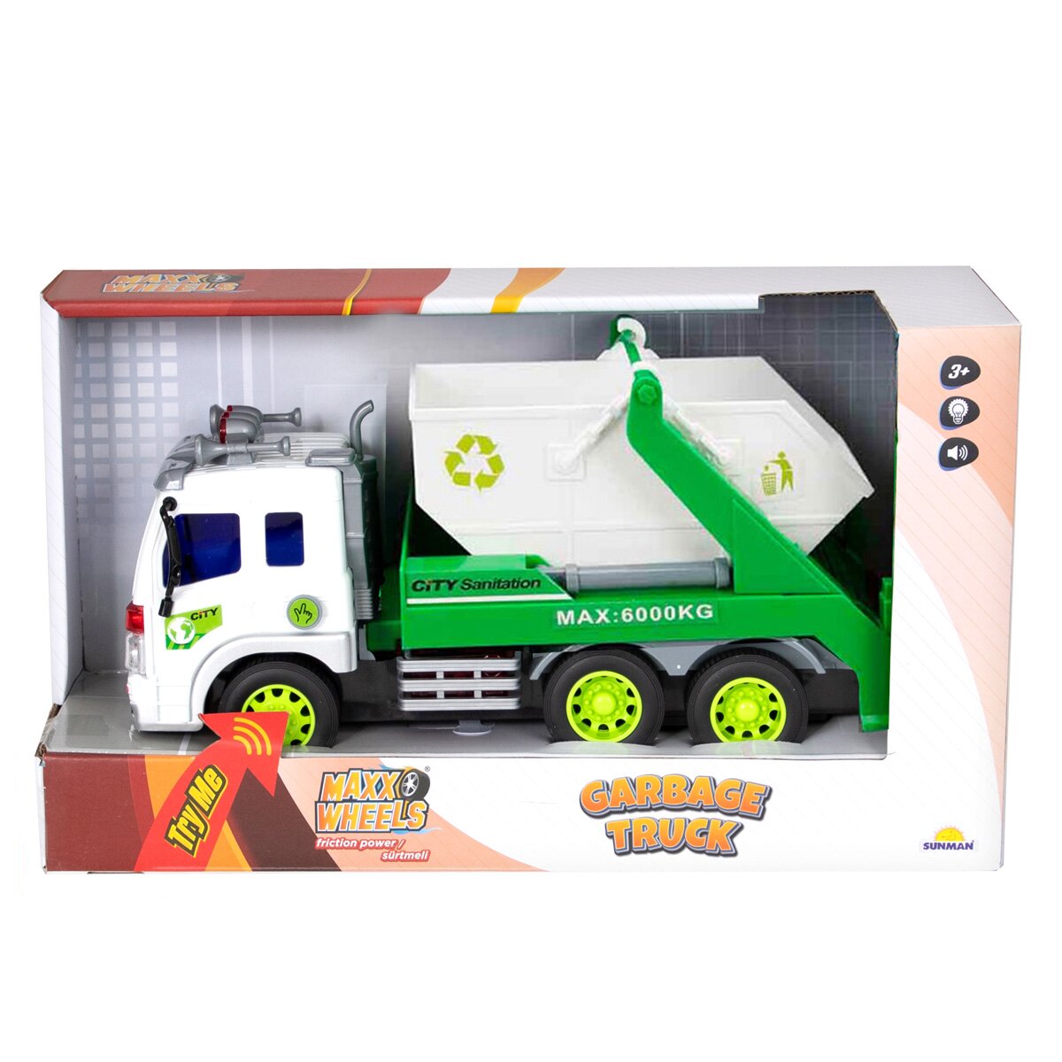Maxx Wheels Masina de reciclare gunoi 1:16