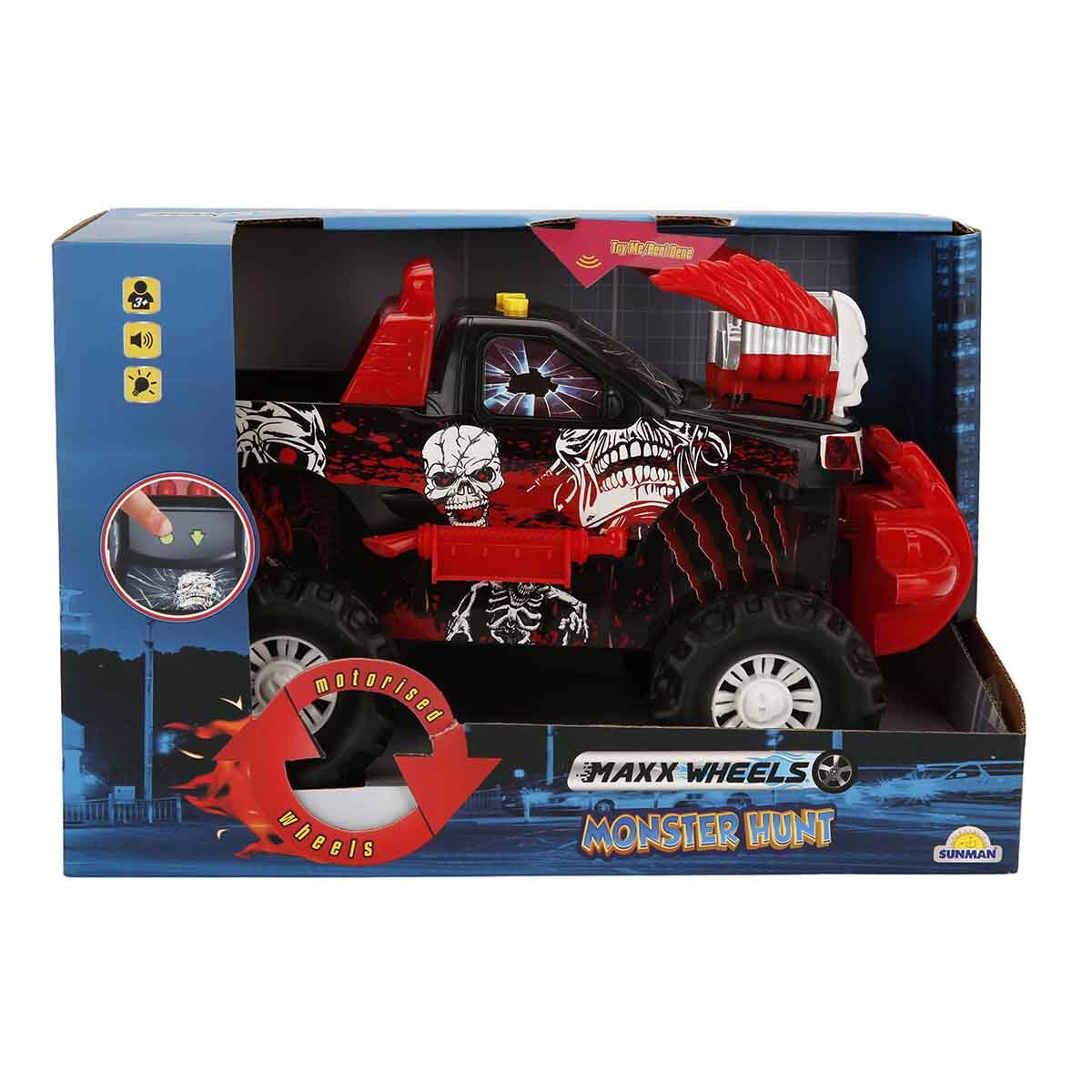 Maxx Wheels Masina de teren cu Lumini si Sunete Rosu 30 cm