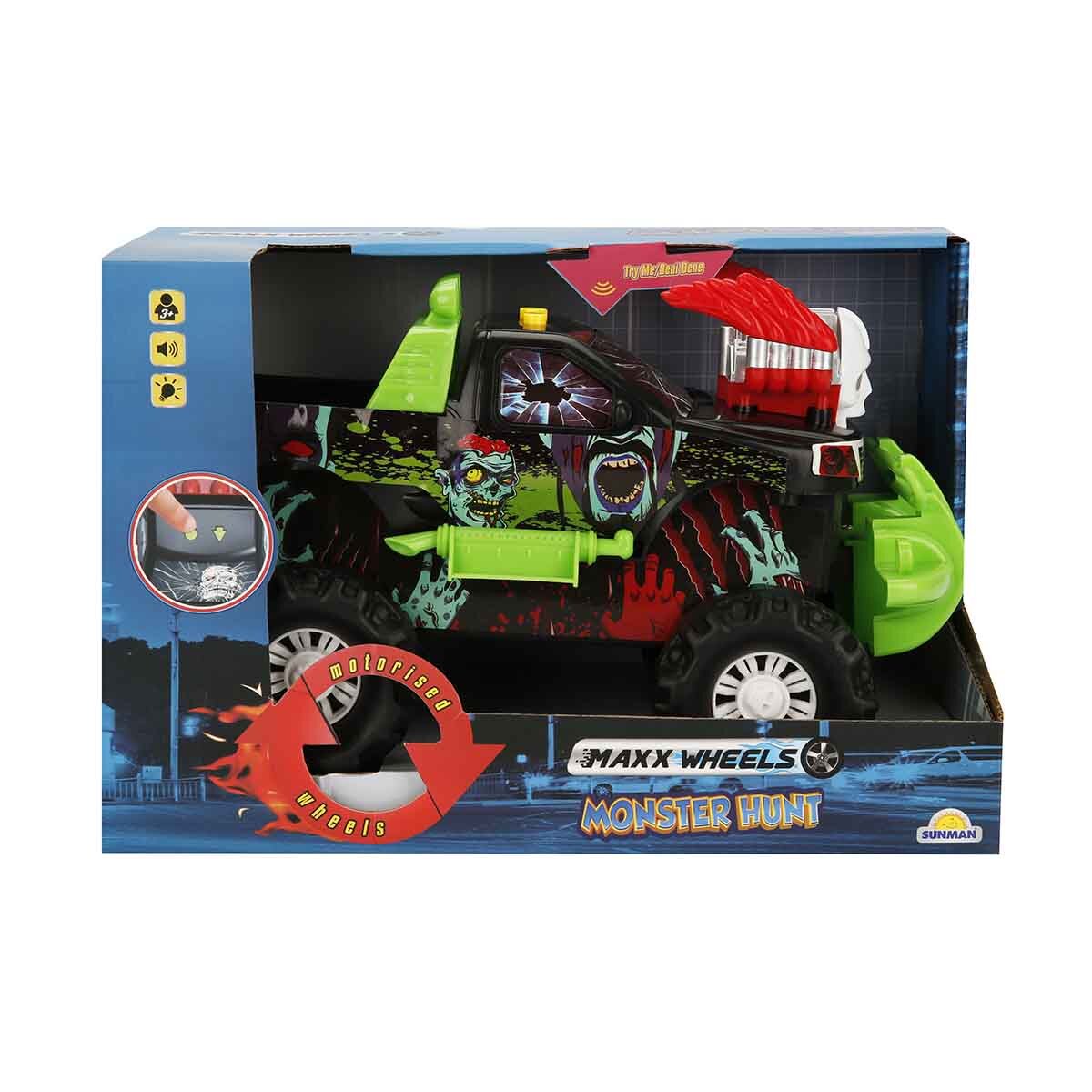 Maxx Wheels Masina de teren cu Lumini si Sunete Verde 30 cm