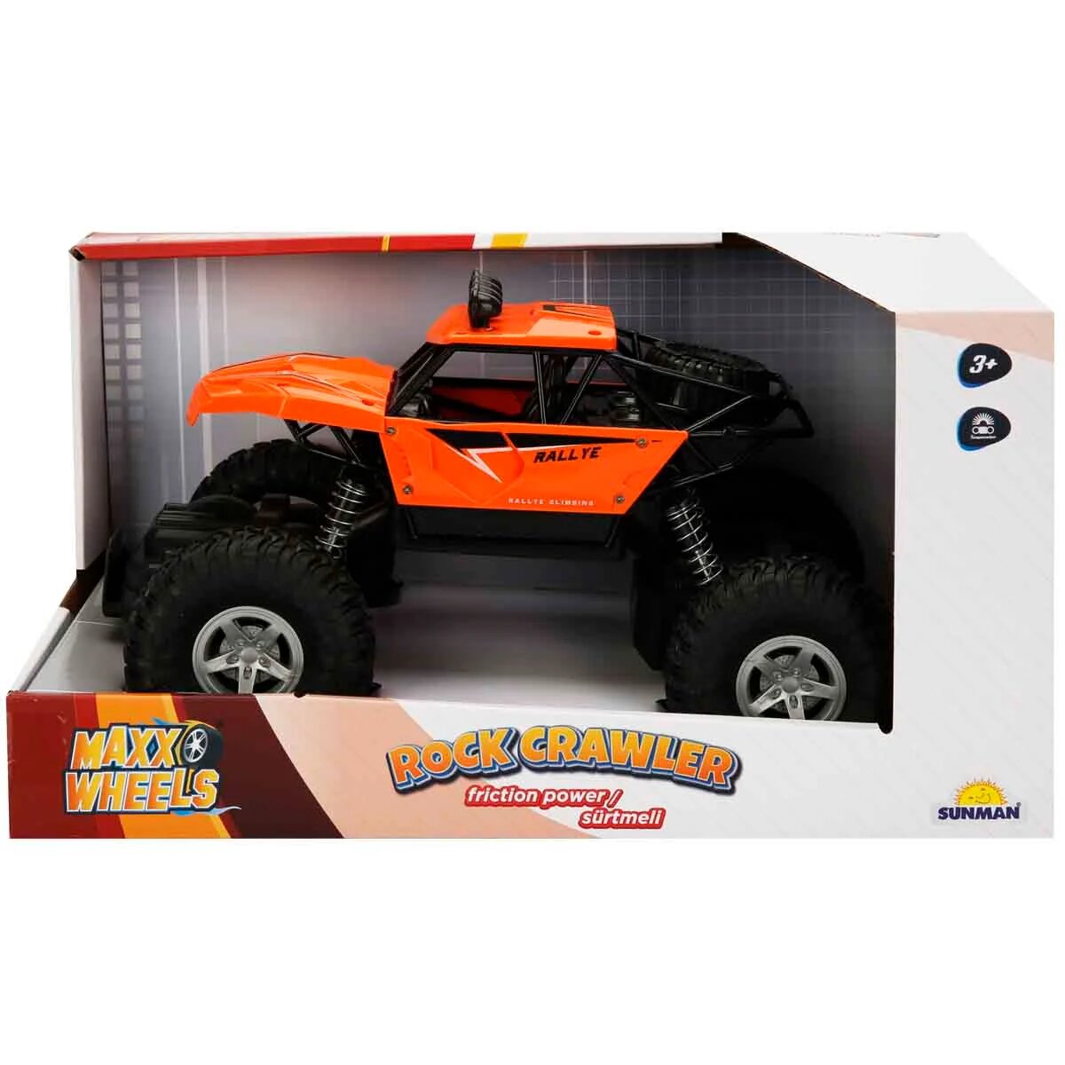 Maxx Wheels Masinuta Off Road Rock Crawler Portocaliu