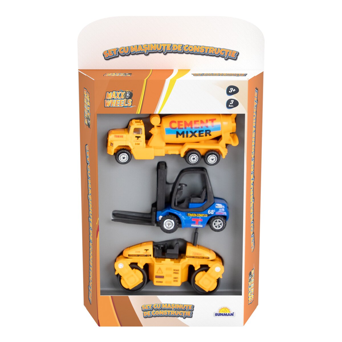 Maxx Wheels Set 3 masinute de constructie