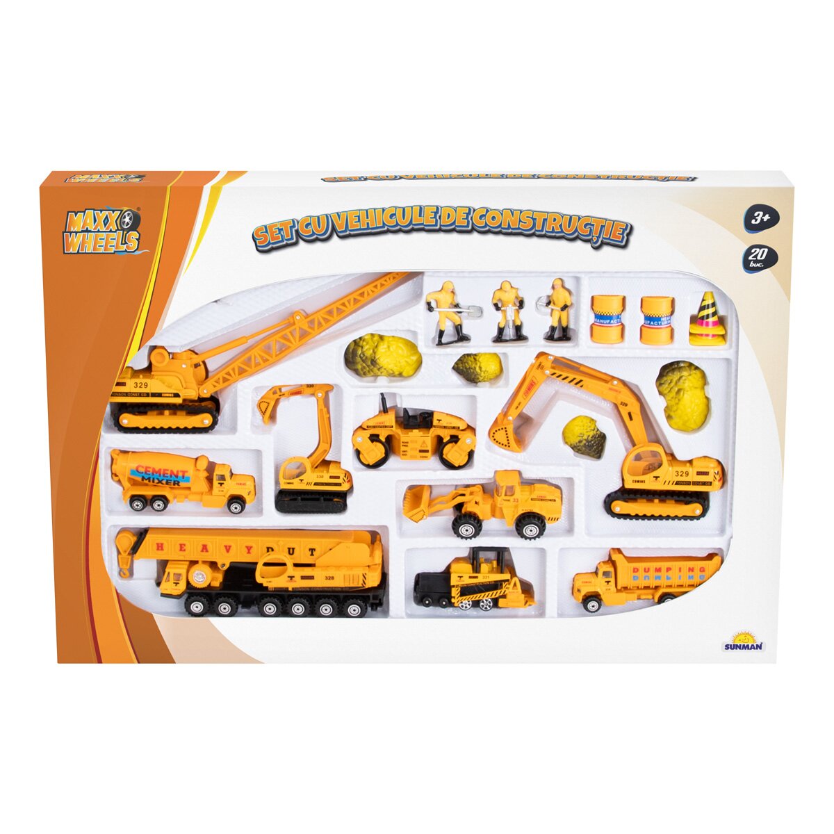 Maxx Wheels Set cu vehicule utilitare