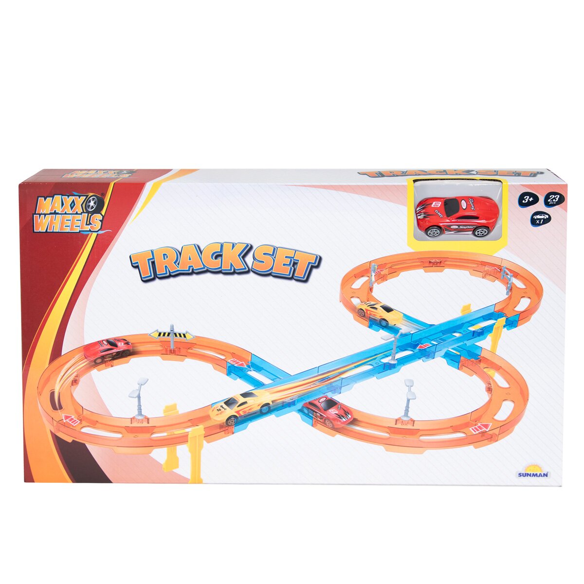 Maxx Wheels Set de joaca cu masinuta Track Set