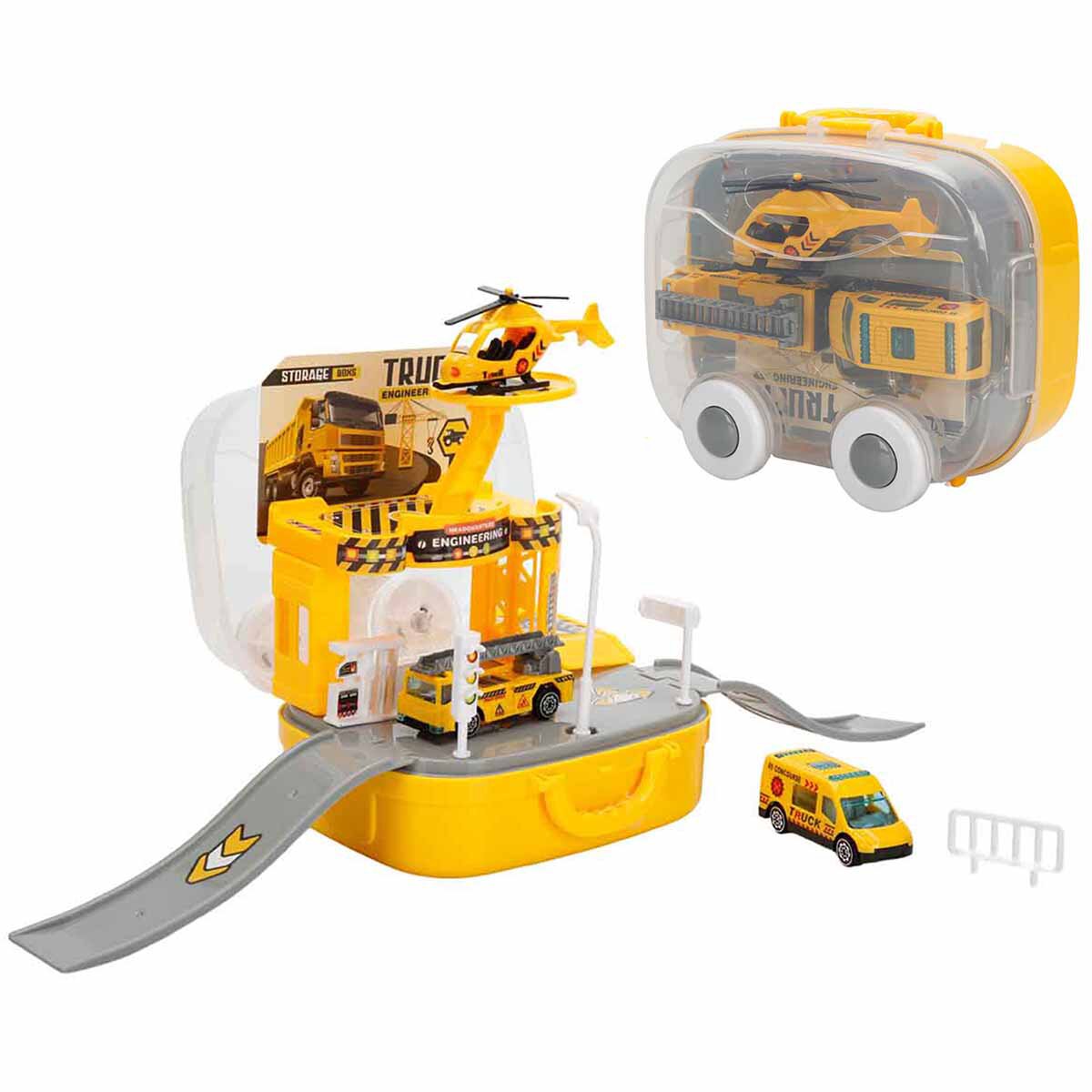 Maxx Wheels Set de joaca cu vehicule Car Park Truck Engineer