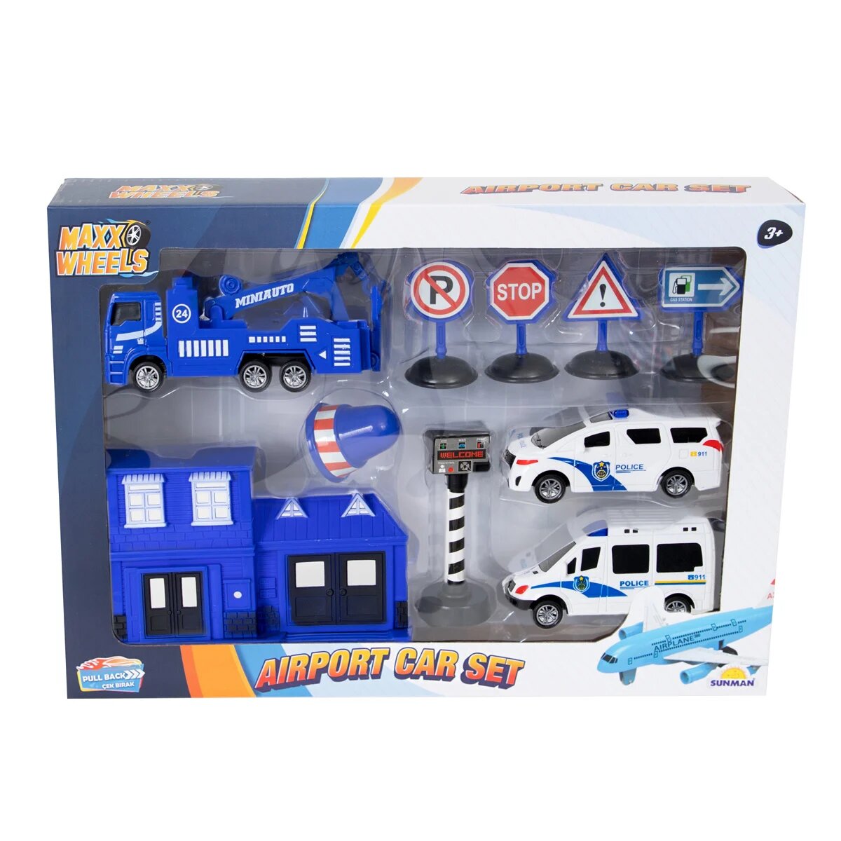 Maxx Wheels Set de joaca cu vehicule City Police