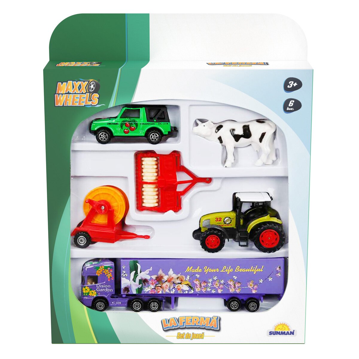 Maxx Wheels Set de joaca la ferma Vaca