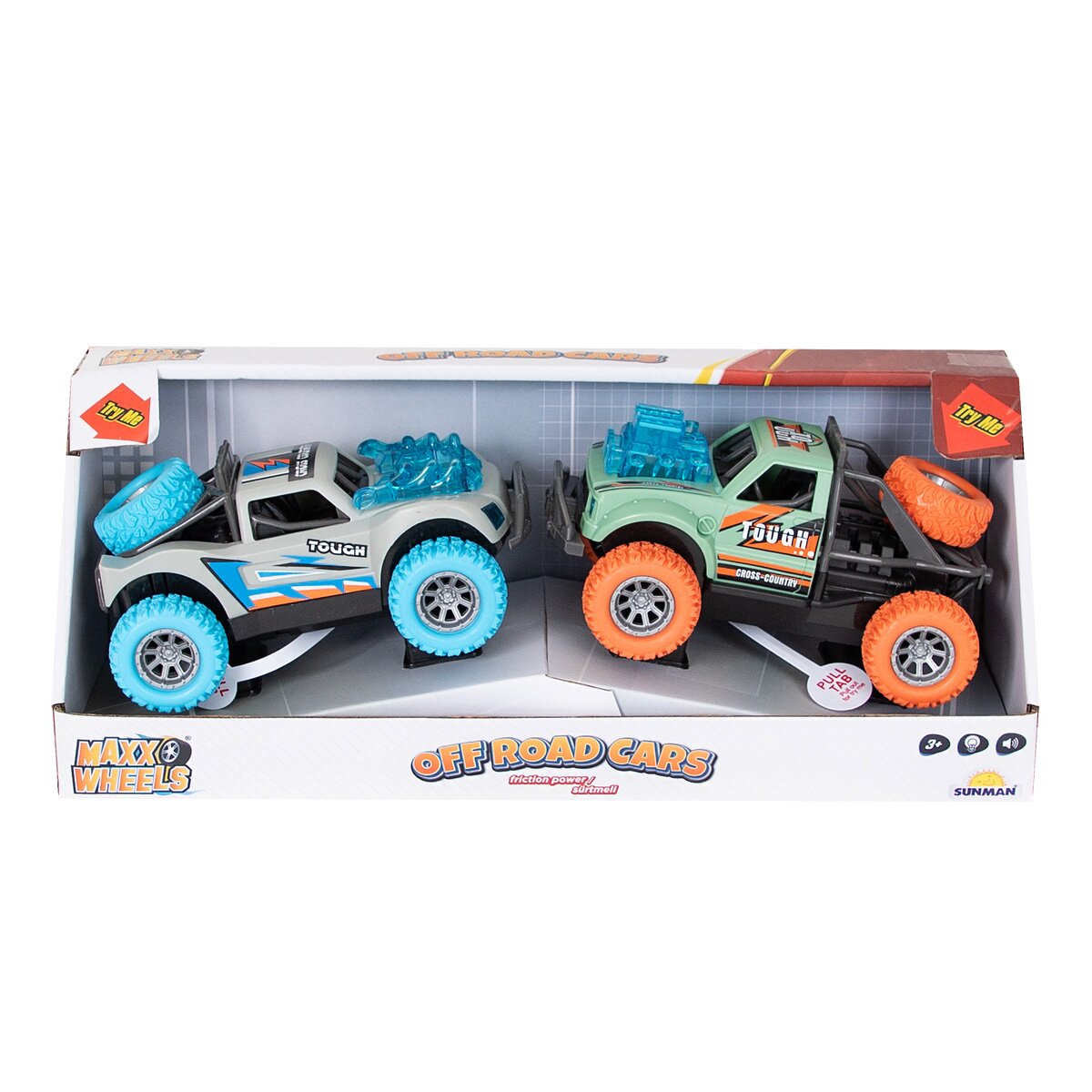 Maxx Wheels Set masinute cu lumini si sunete Off Road
