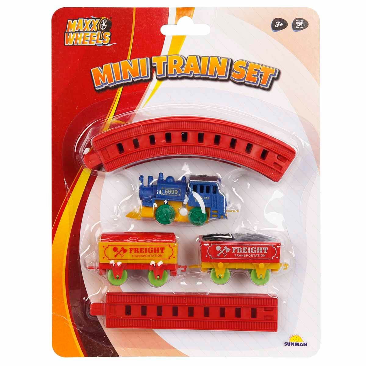 Maxx Wheels Set mini trenulet cu sina 11 piese