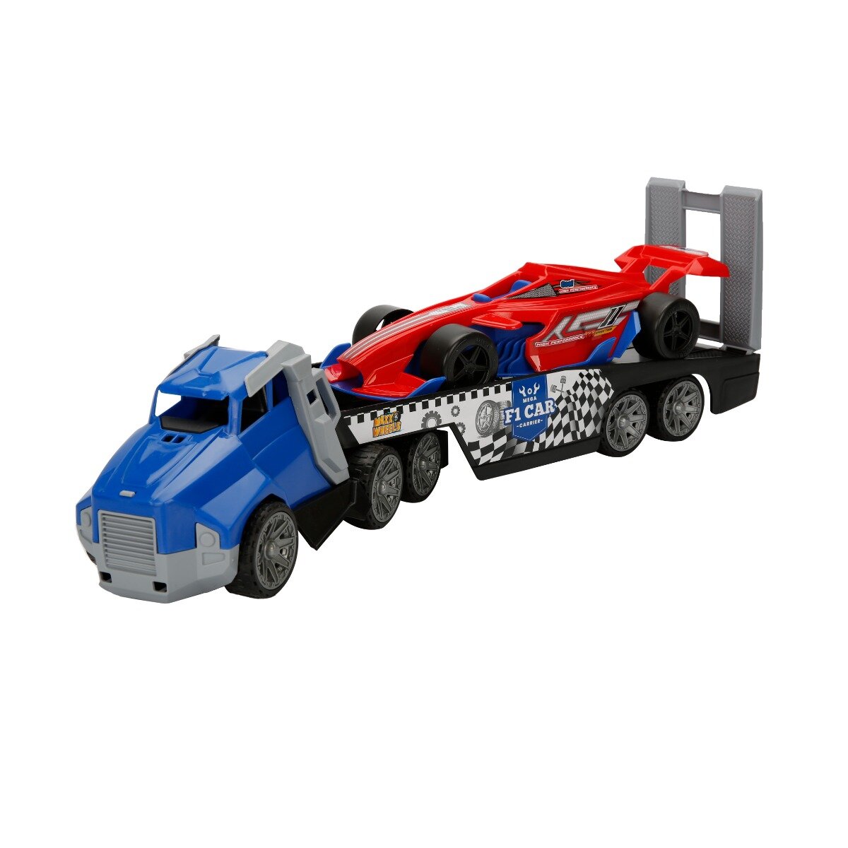 Maxx Wheels Set transportator cu masina de curse