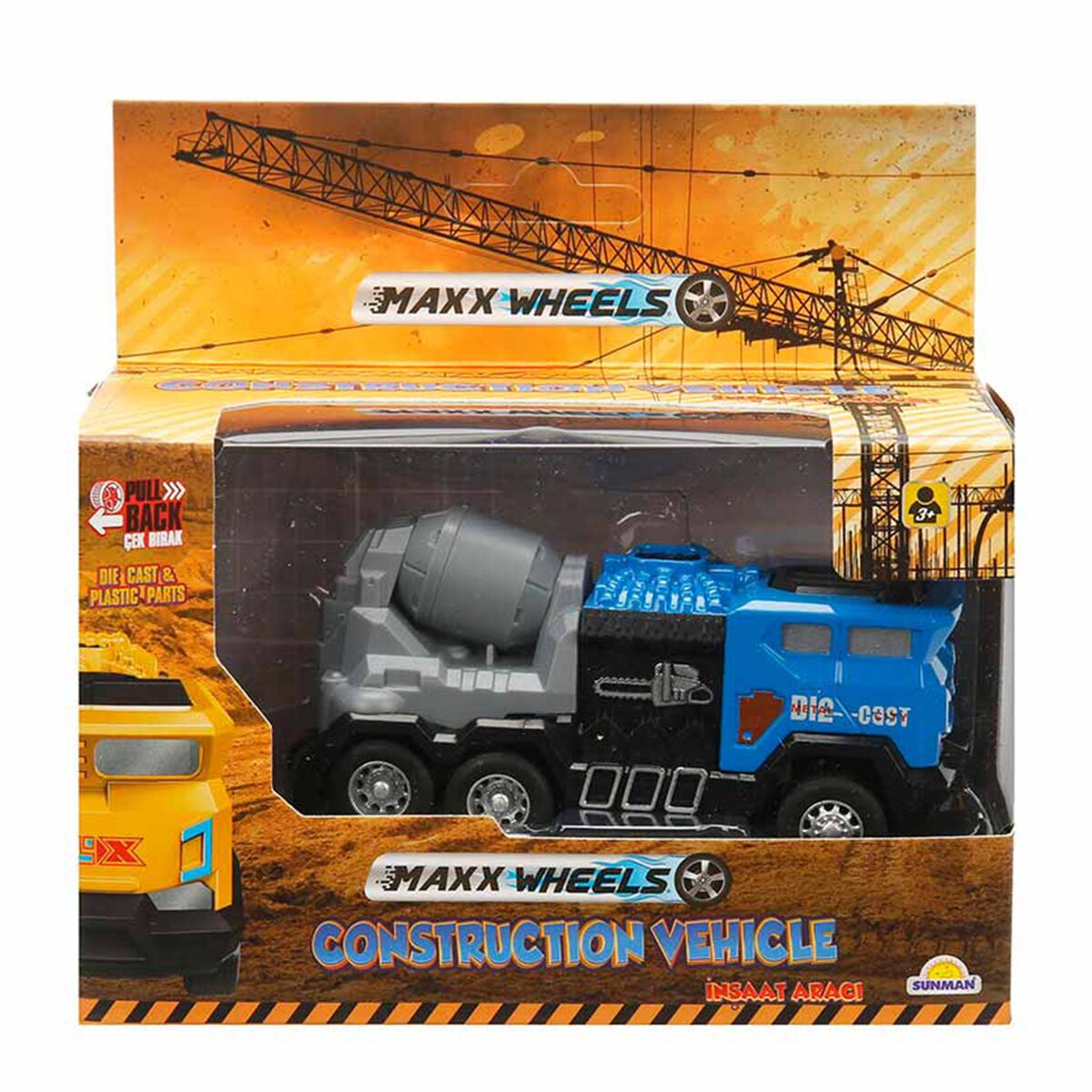 Maxx Wheels Vehicul de constructie cu betoniera Albastru