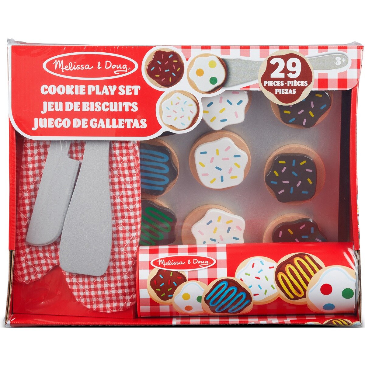 Melissa & Doug Set de joaca Fursecuri din lemn 29 piese 6074870