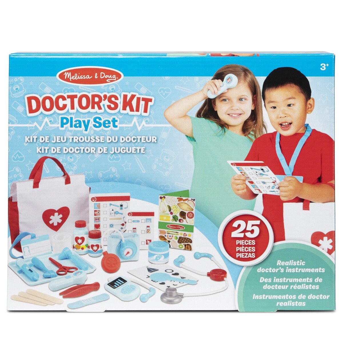 Melissa & Doug Set de joaca La Doctor 25 piese 6074884