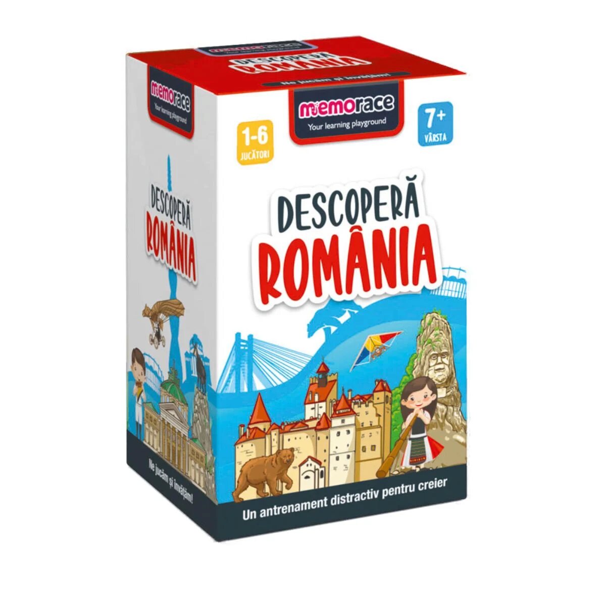 MemoRace Joc educativ Descopera Romania