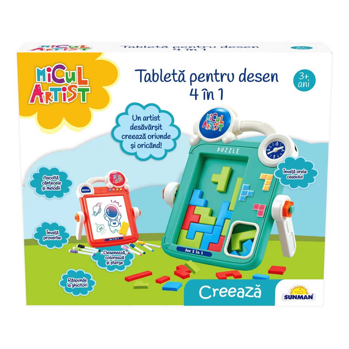 Micul Artist Tableta interactiva 4 in 1