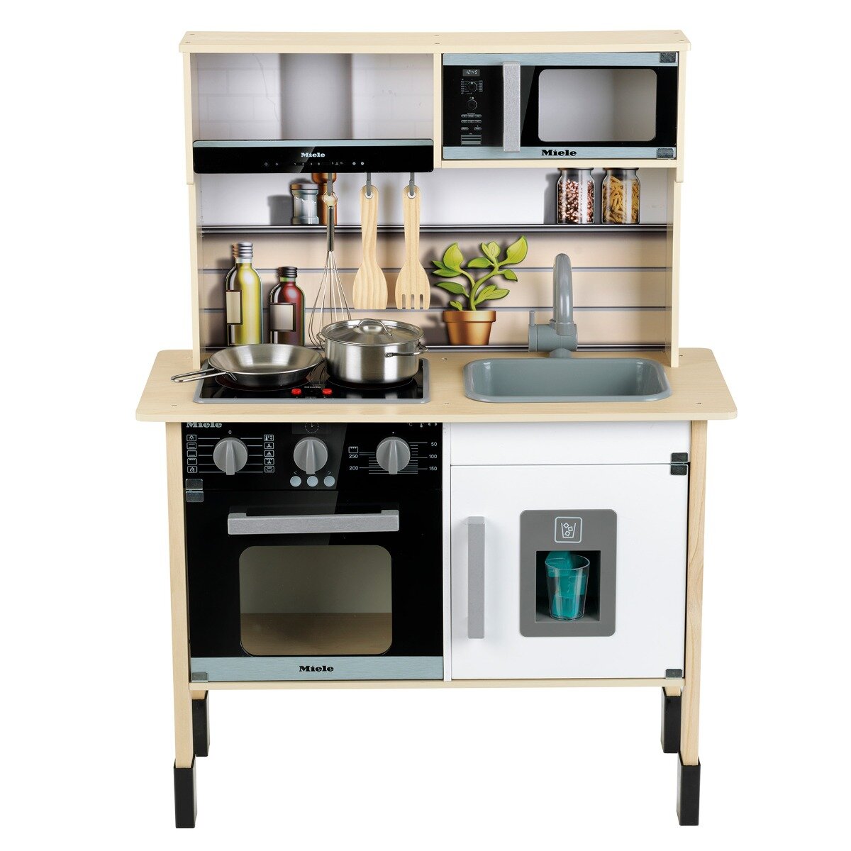 Miele Set bucatarie din lemn cu lumini sunete si accesorii Midi 2