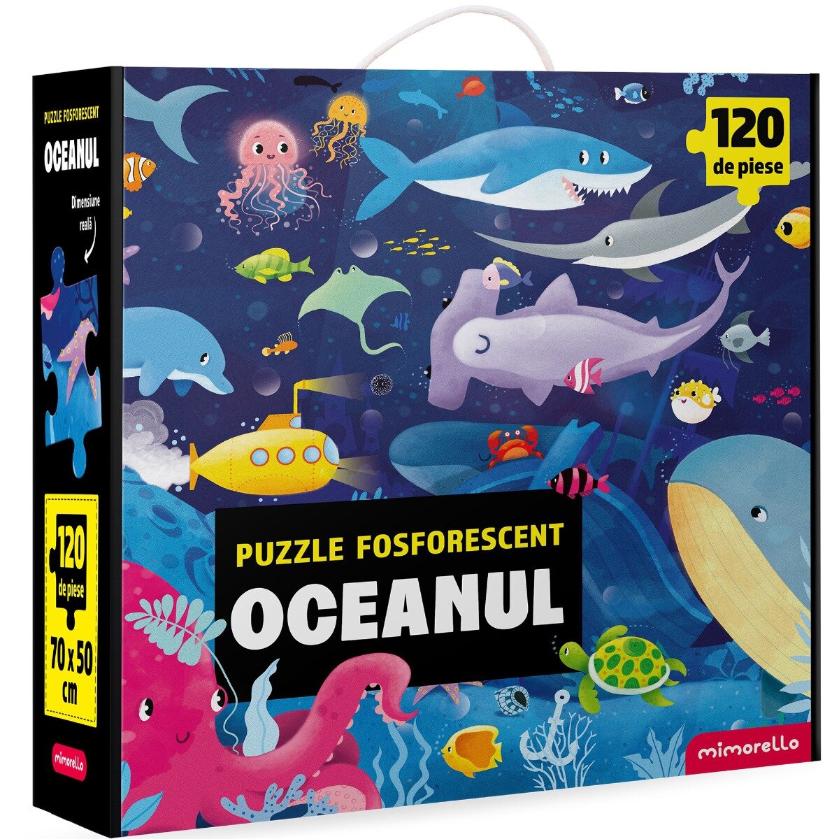 Mimorello Puzzle fosforescent Oceanul 120 piese