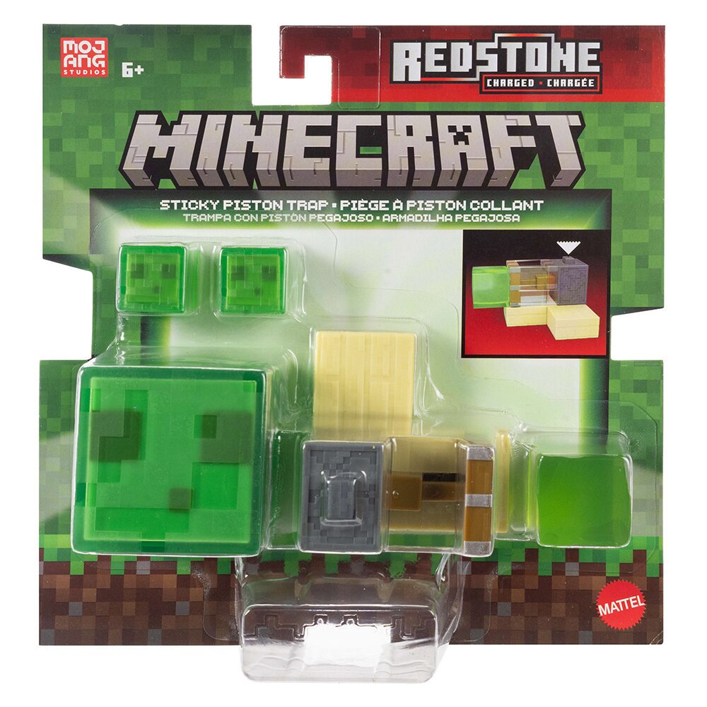 Minecraft Set de joaca cu figurine Redstone Sticky Piston Trap JKK01