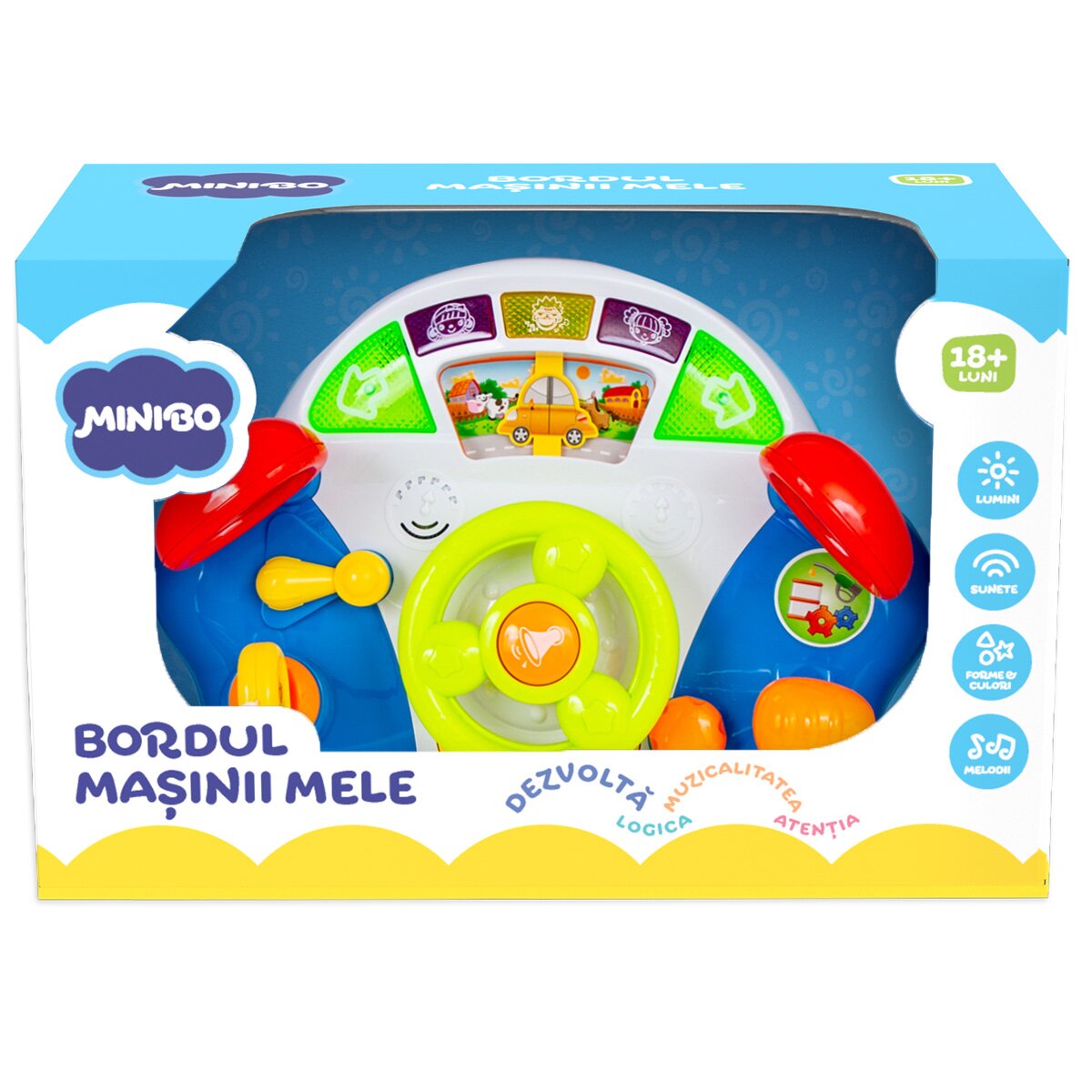 Minibo Jucarie bebelusi Bordul masinii mele