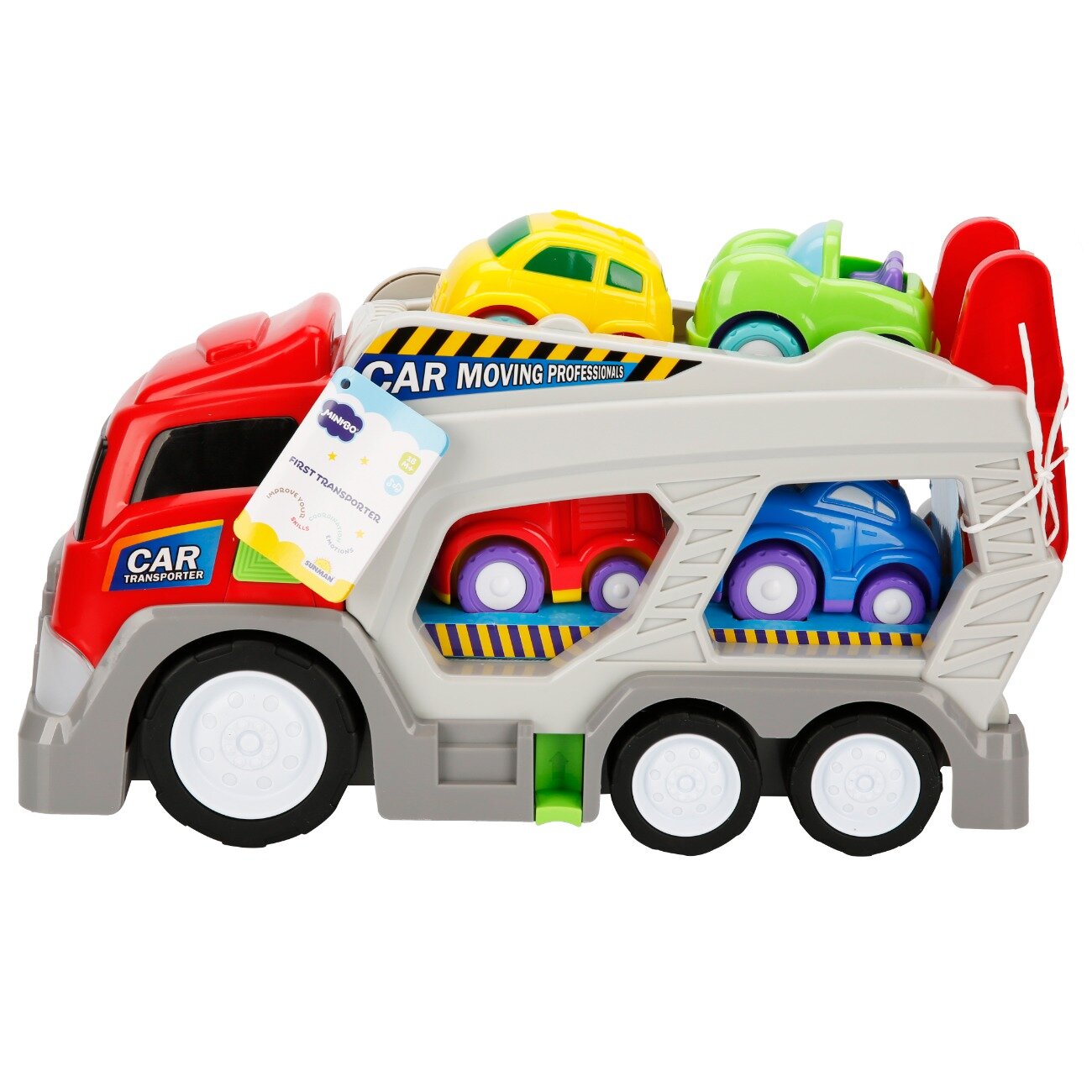 Minibo Jucarie bebelusi Camion cu remorca