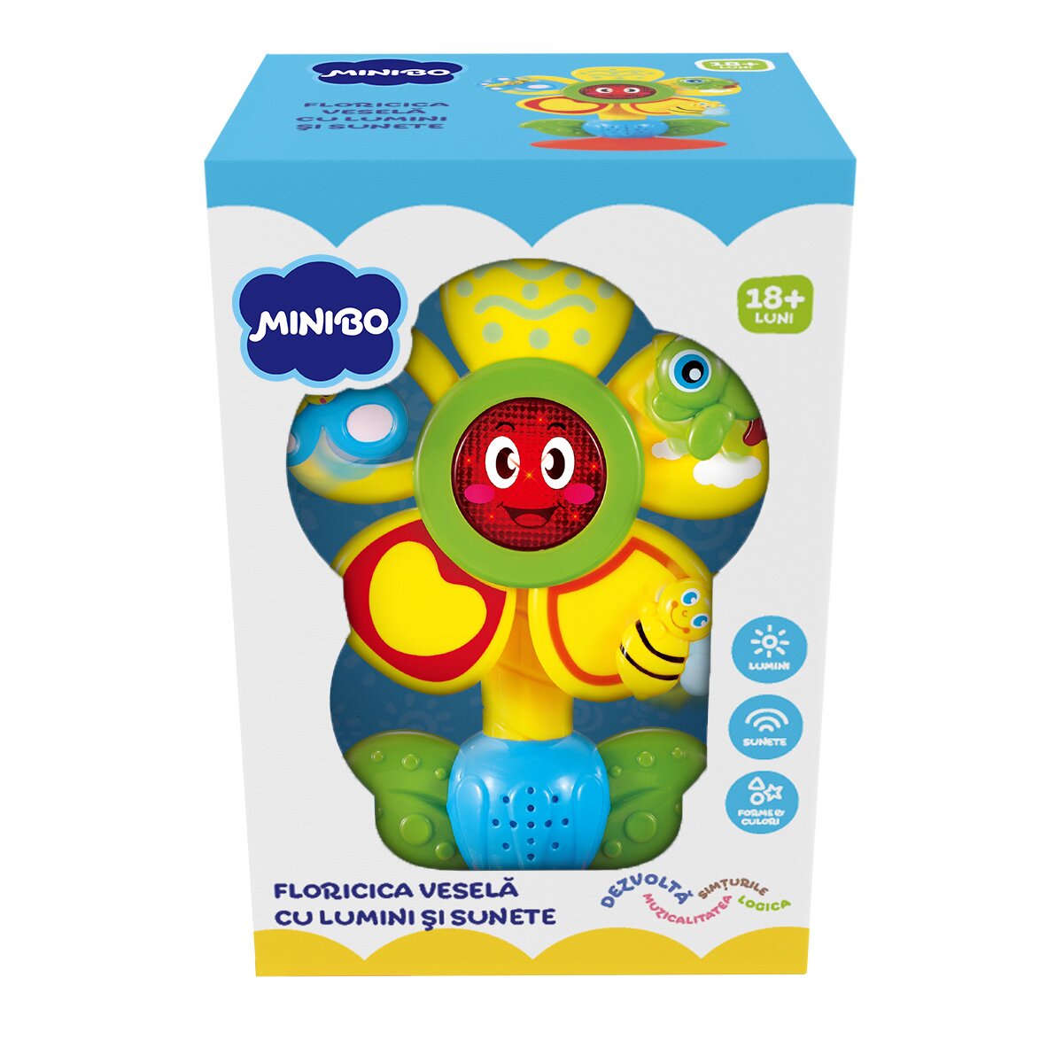 Minibo Jucarie bebelusi Floricica Vesela