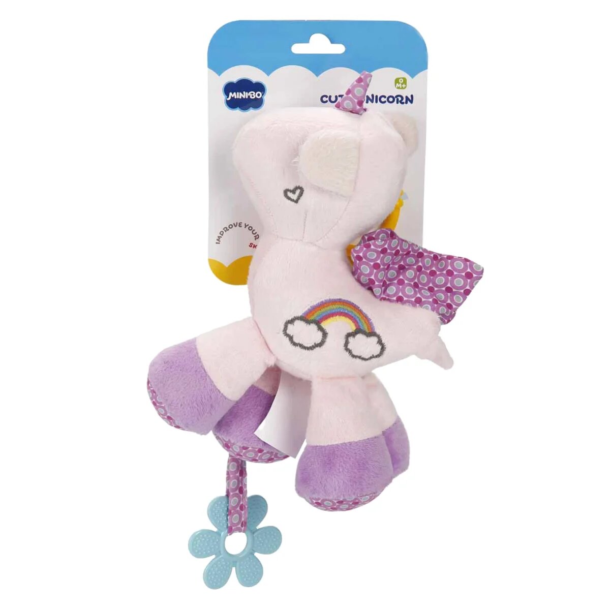 Minibo Jucarie bebelusi pentru carucior Unicorn