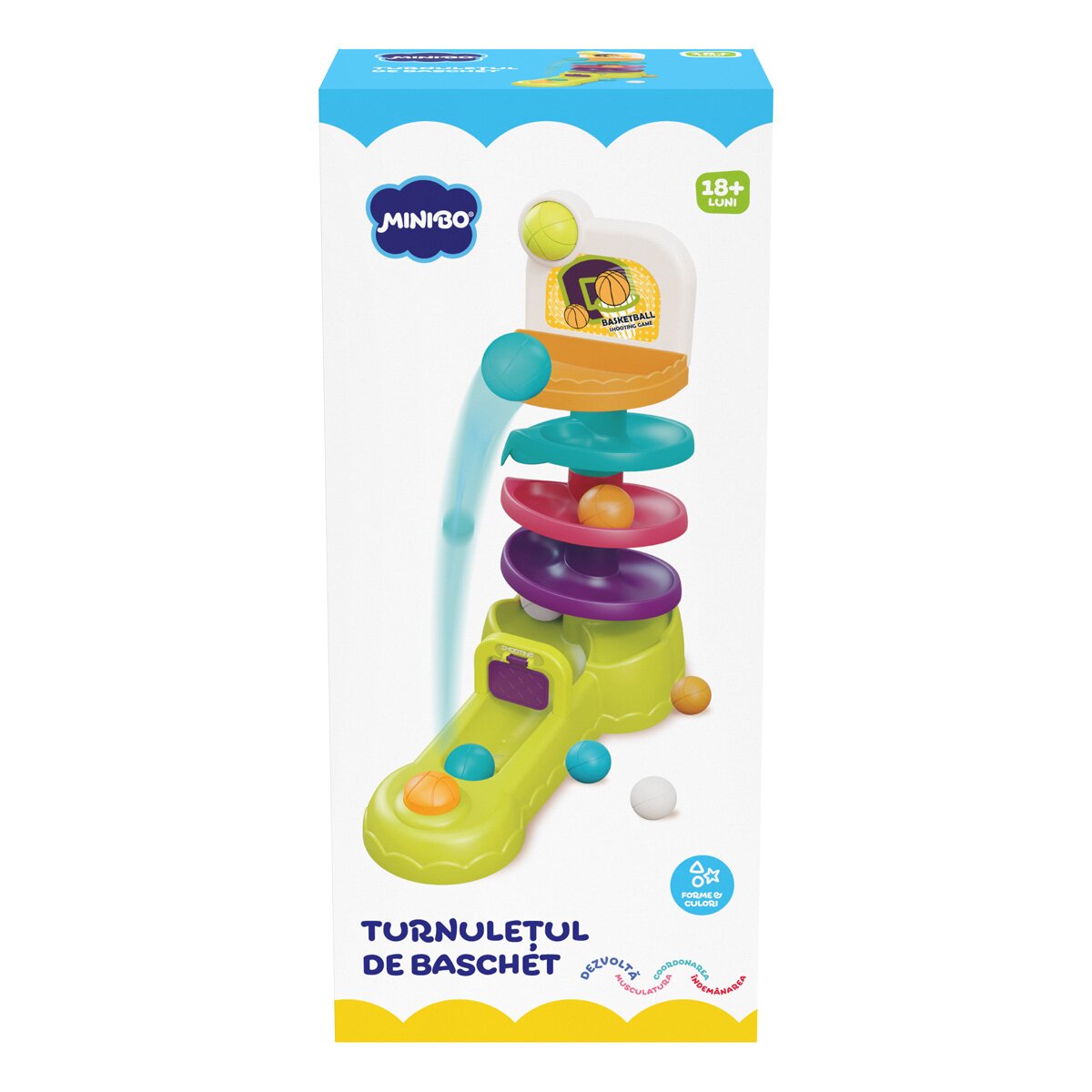 Minibo Jucarie interactiva Turnuletul de baschet