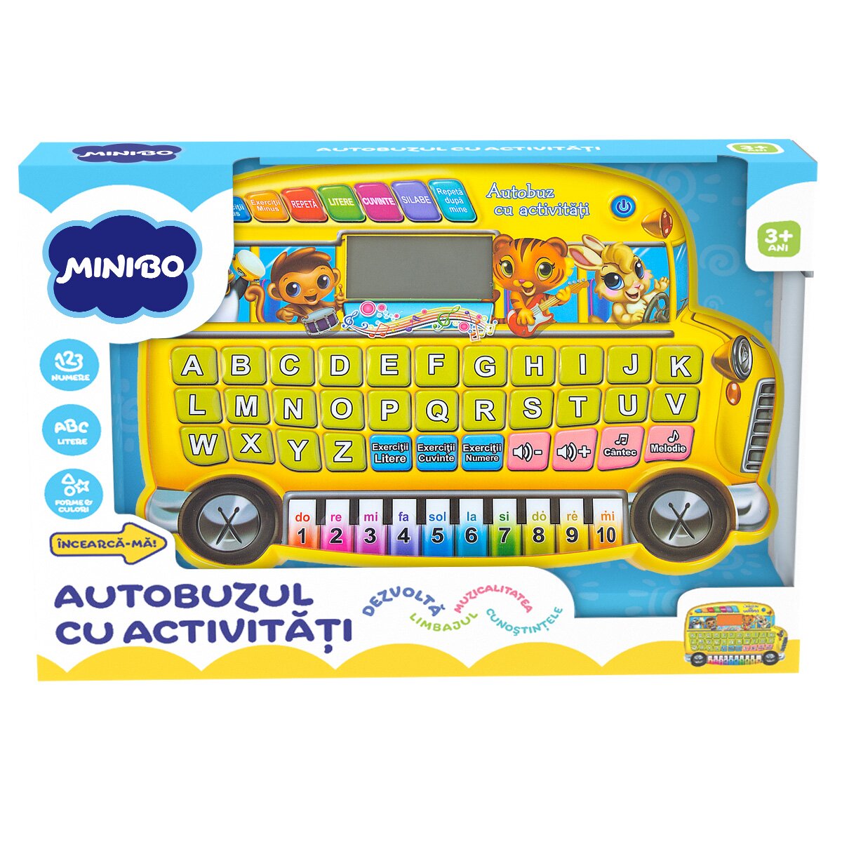 Minibo Set educativ Autobuz cu activitati