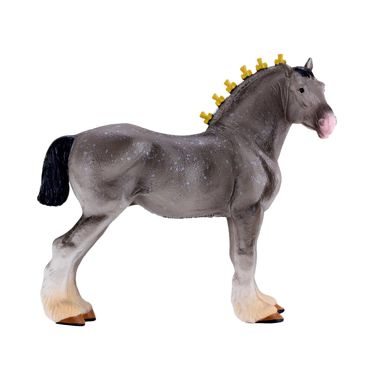 Mojo Figurina Armasar Shire Gri patat